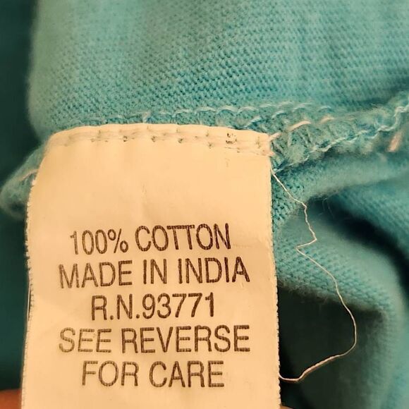 Women's blue vintage fish sequin embroidered pullover t-shirt dress small to med - Picture 4 of 8